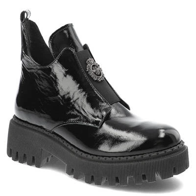 Botki LEMAR - 60451 Naplak Czarny