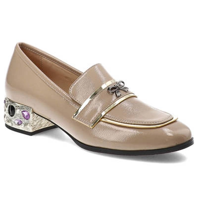 Półbuty S.BARSKI - MR870-27 Beige