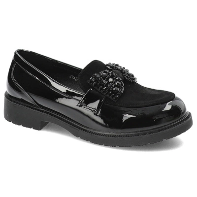 Półbuty S.BARSKI - HY42-318 Black