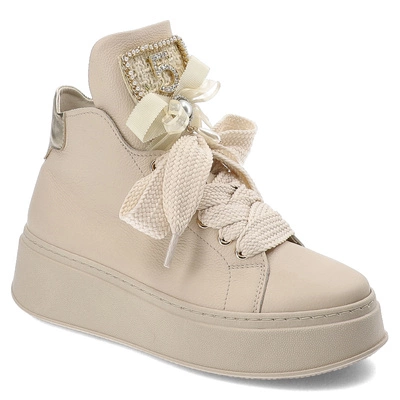 Botki CHEBELLO - 4497_-157-074-MIC-S251 Beżowy