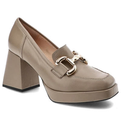 Półbuty SIMEN - 5626A Ns Beż