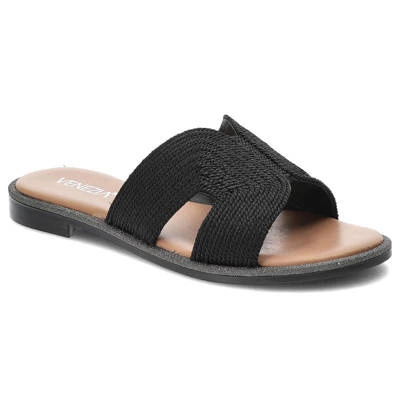 Klapki VENEZIA - 161902 Nero