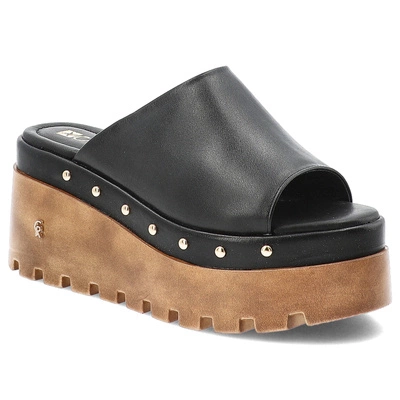 Klapki CARINII - B10048_-E50-000-000-G06 Czarny