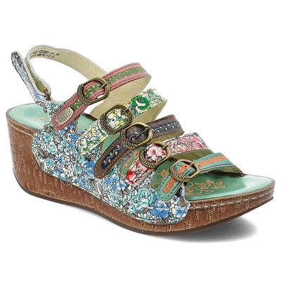 Sandały LAURA VITA - Dino 0523 CX1882-5A Turquoise