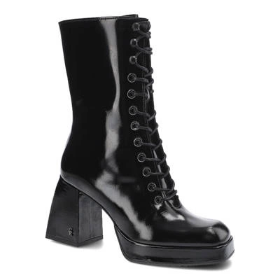 Botki CARINII - B7597_-037-000-000-E61 Czarny