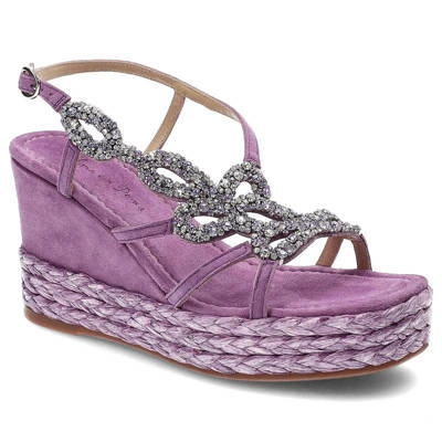 Sandały ALMA EN PENA - V23511 Suede Violet