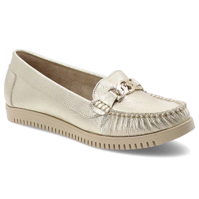 Mokasyny ARMODO - 10183 V. Złoto+Zł.