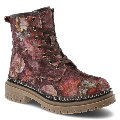 Botki ARTIKER - 57C1055 Bordowy