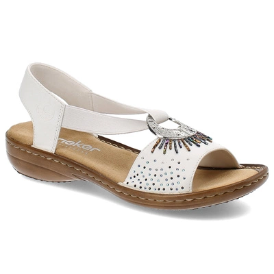Sandały RIEKER - 60880-80 White