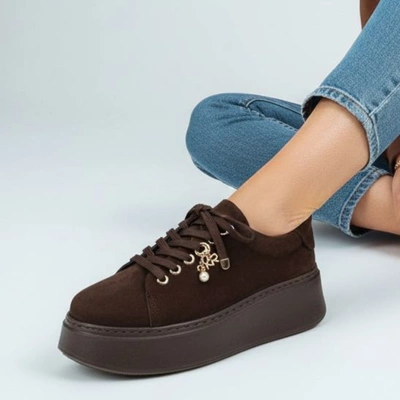 Sneakersy KARINO - 5815/015-P Mokka/Welur