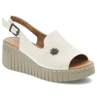 Sandały VINCEZA - 66759 BE Beżowy