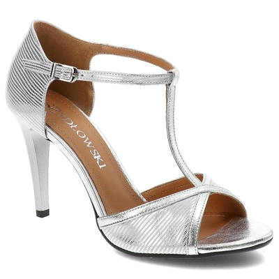 Sandały SZYDŁOWSKI - 2493 Srebrny Teyus+48
