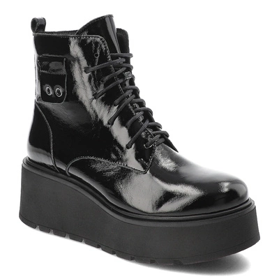 Botki ARMODO - 60499 Naplak Czarny