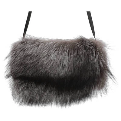 Torebka LUKA-PELLI - T13-4 Mufka Z Naturalnym Futrem Z Lisa