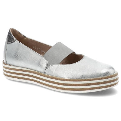 Półbuty SIMEN - 0461 VS Kryszt. Srebro/VS 04 Kryszt.