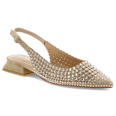 Sandały ALMA EN PENA - V250488 Suede Sand