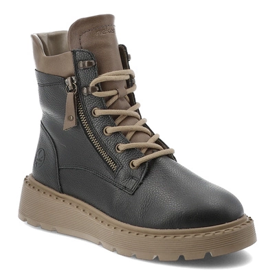 Botki RIEKER - 70406-00 Black