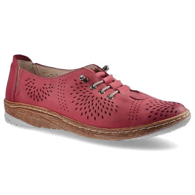 Halbschuhe WASAK - 0626 Rot