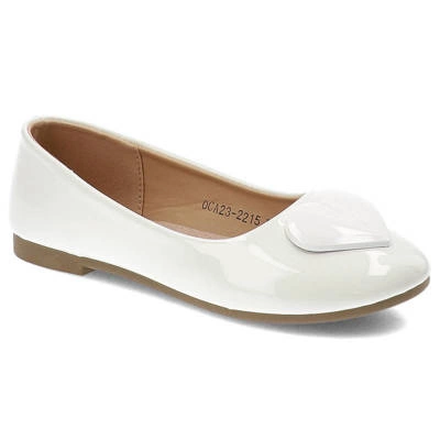 Baleriny VINCEZA - 23-2215 WH Biały