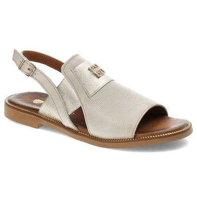 Sandały ARMODO - 40385 V.Beż+Zł.