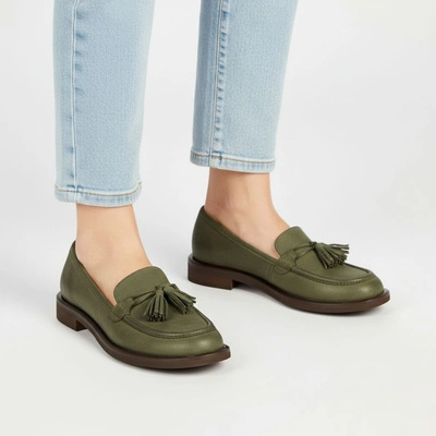 Mokasyny ARMODO - 1726 Oliwka Nubuk