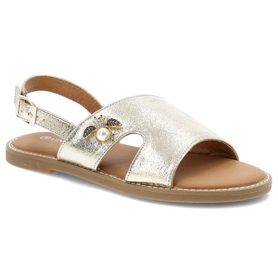 Sandały VINCEZA - 17378 GD Złoty