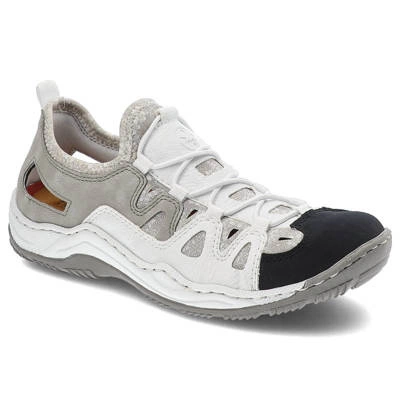 Pantofi RIEKER - L0539-80 White Combination