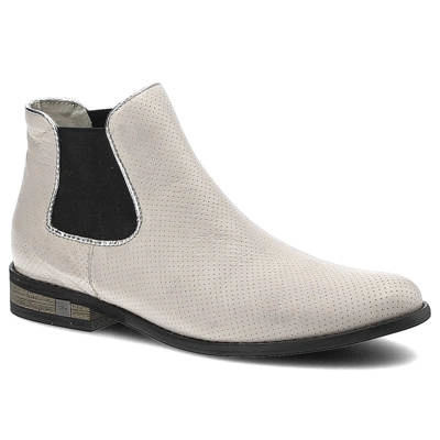 Botki CARINII - B2732_C15-611-000-983 Savage Greibird/Lustro Srebro