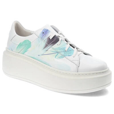 Sneakersy ARMODO - 024/ML 10 Biały/Pióra