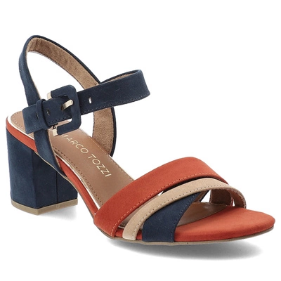 Sandały MARCO TOZZI - 2-28323-42 890 Navy Comb
