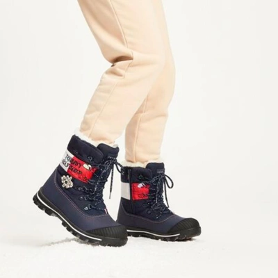 Śniegowce TOMMY HILFIGER - T3B5-32544-1233Y019-Snow Boot Blue/Red/White Y019