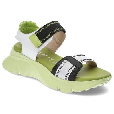 Sandały HISPANITAS - CHV243458 Cervo-V24 Black Elastico White