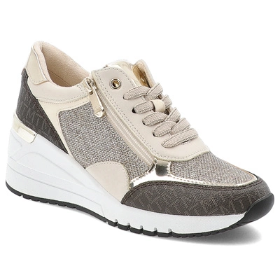 Sneakersy MARCO TOZZI - 2-23723-41 402 Cream Comb