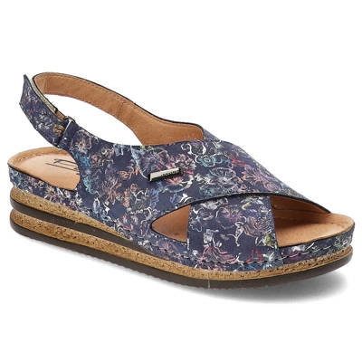 Sandały POLLONUS - 5-1514-005 Kwiaty P69