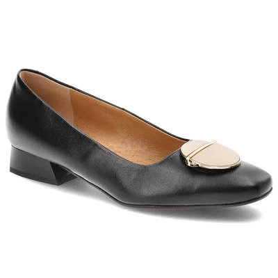 Czółenka ESPIRITO - C-1173/2 Czarny Lico/Ozdoba