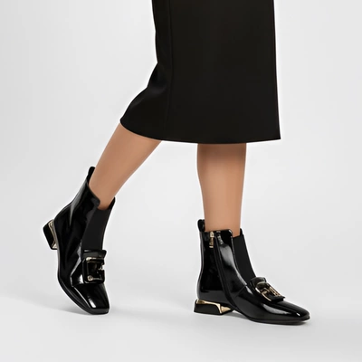 Botki S.BARSKI - MR52-216 Black