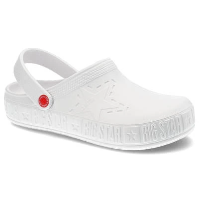 Klapki BIG STAR - II275003 Biały