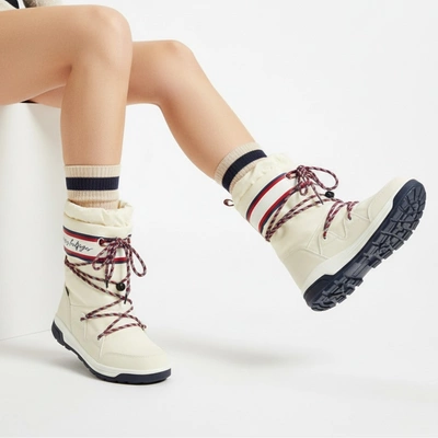 Śniegowce TOMMY HILFIGER - T3A6-32436-1485100-Snow Boot White 100