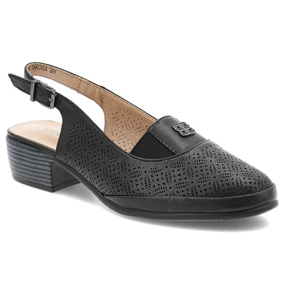 Sandały VINCEZA - 66753 BK Czarny
