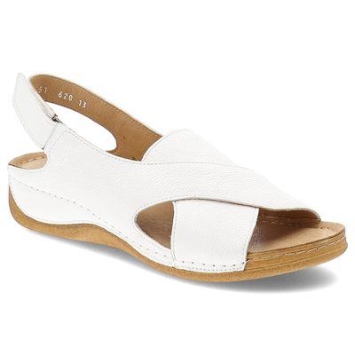 Sandały ARMODO - 5-1628-013 Biały Verona