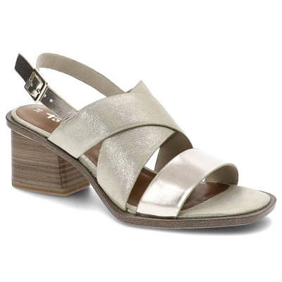 Sandały TAMARIS - 1-28349-28 198 Champ./Lt.Gold