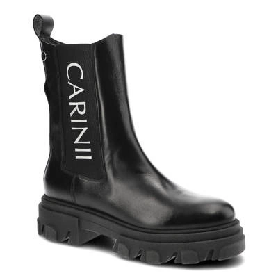Botki CARINII - B8020_-E50-000-000-E33 Czarny