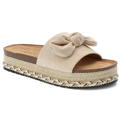 Klapki VINCEZA - 16495 BE Beżowy