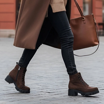 Botki ARMODO - 4477A W.Brąz 293